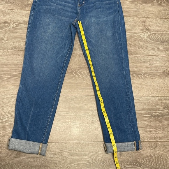 NWOT Loft The Girlfriend Mid Rise Jeans in Original Mid Indigo Wash Denim 26/2 - Picture 10 of 16